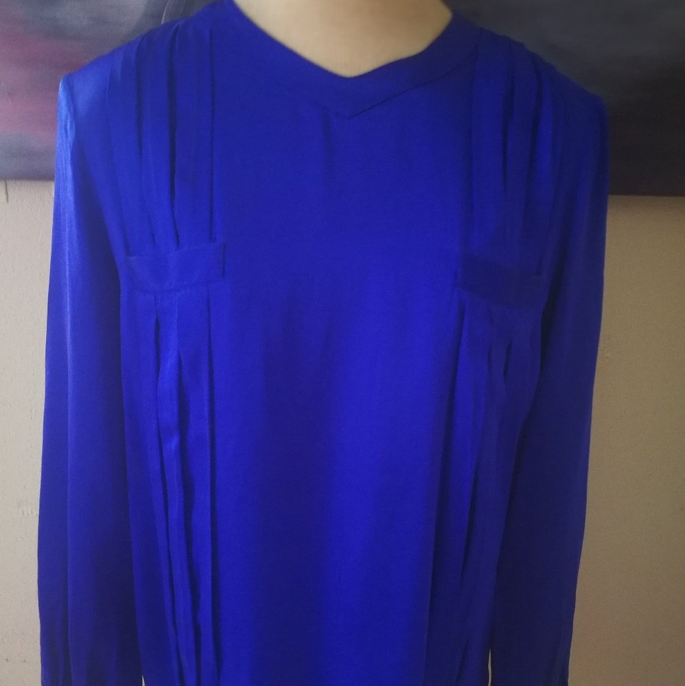 Evan picone silk blouse